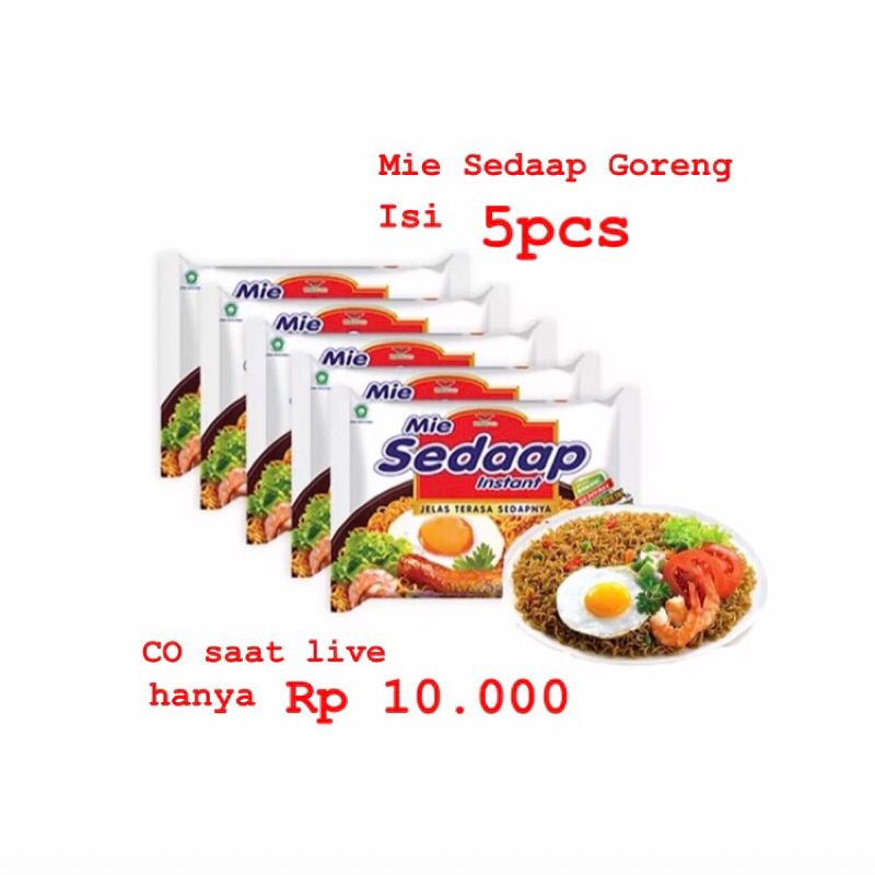 

Mie sedaap goreng isi 5pcs