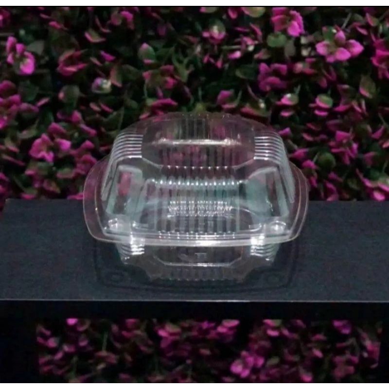 50pcs mika burger / tempat burger / mika bulat