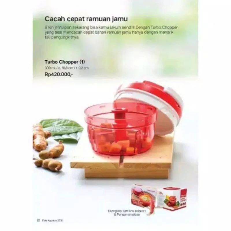 TURBO CHOPPER TUPPERWARE