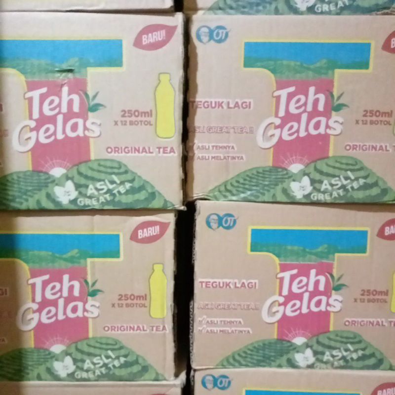 

teh gelas botol 250ml