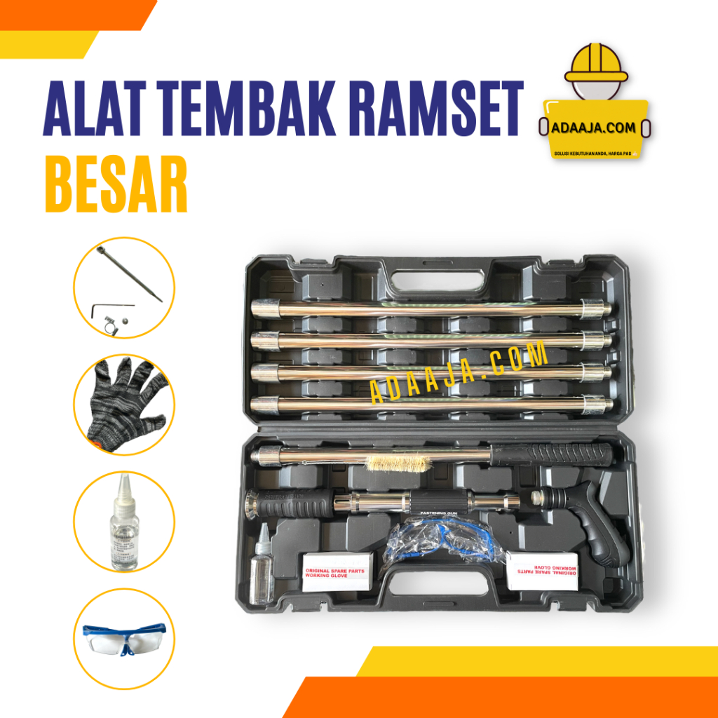 Alat Tembak Ramset Dengan Extension Nail Gun Plafon