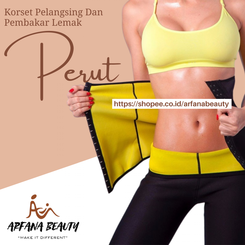 Korset Peramping Perut Kroset Pelangsing Cincher Pinggang Hot Shaper Waist Cincher Korset Pengait