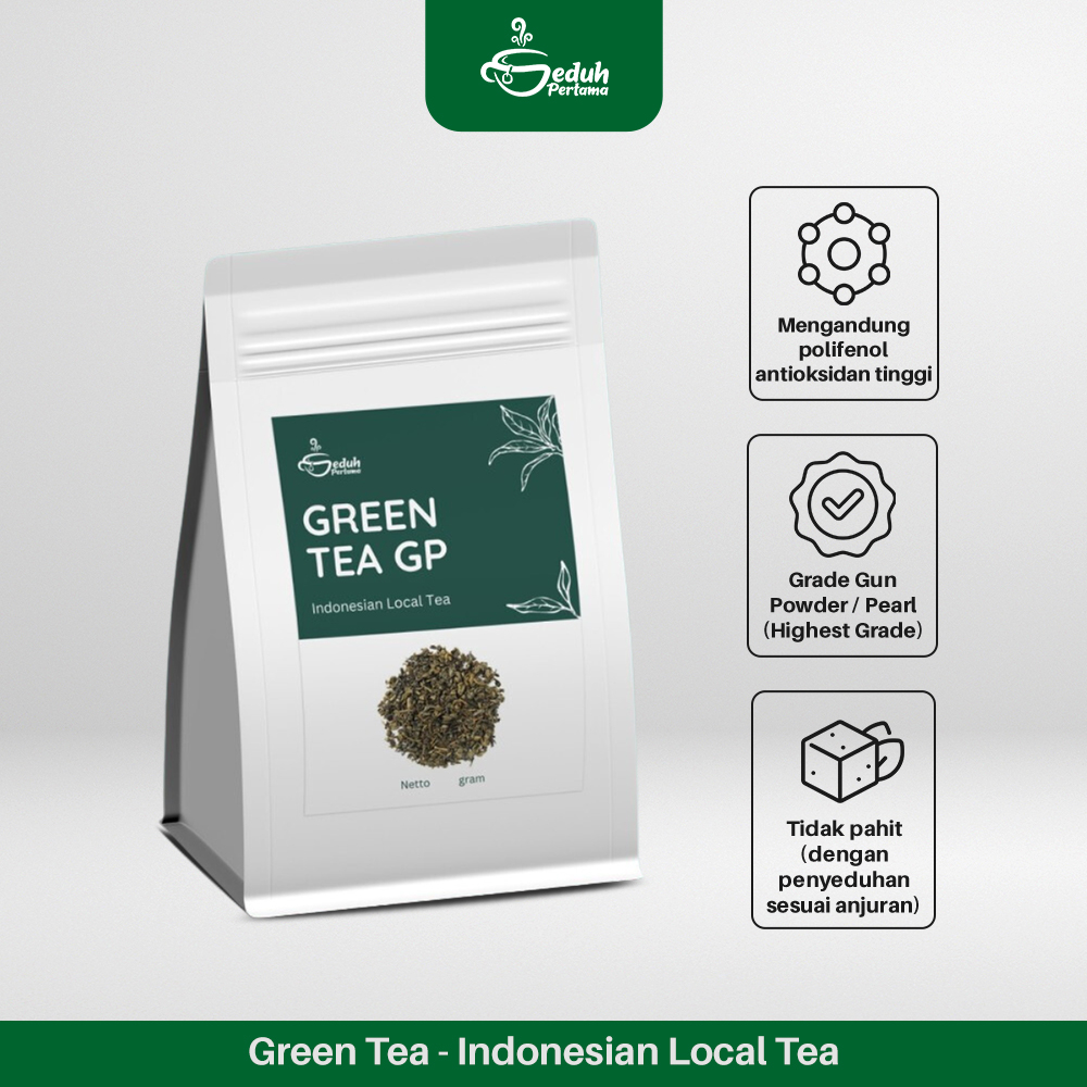 

Grosir Bigpack - Green Tea Teh Hijau GP Gun Powder Pearl Highest Grade Local Origin Jawa Barat