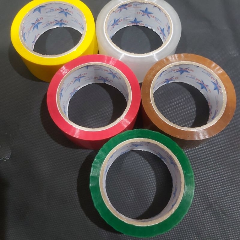 

COD lakban warna tebal, solasi warna , isolasi serbaguna super lengket 45mm x 90 yard