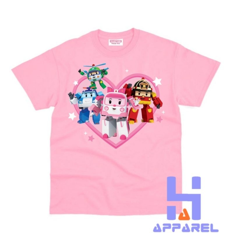 BAJU ANAK KAOS ANAK ROBOCAR POLI
