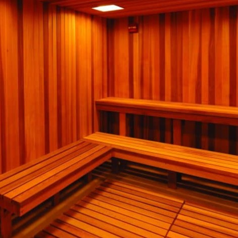 Sauna Wooden Panel Board WPC / Decking Board Indoor &amp; Outdoor