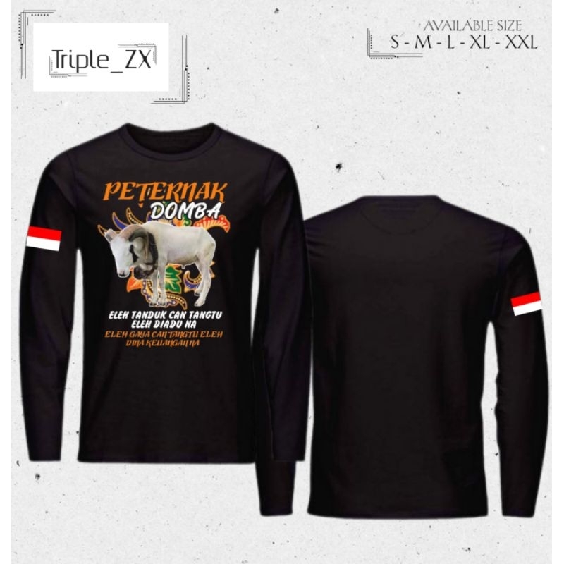 KAOS LENGAN PANJANG PETERNAK DOMBA GARUT