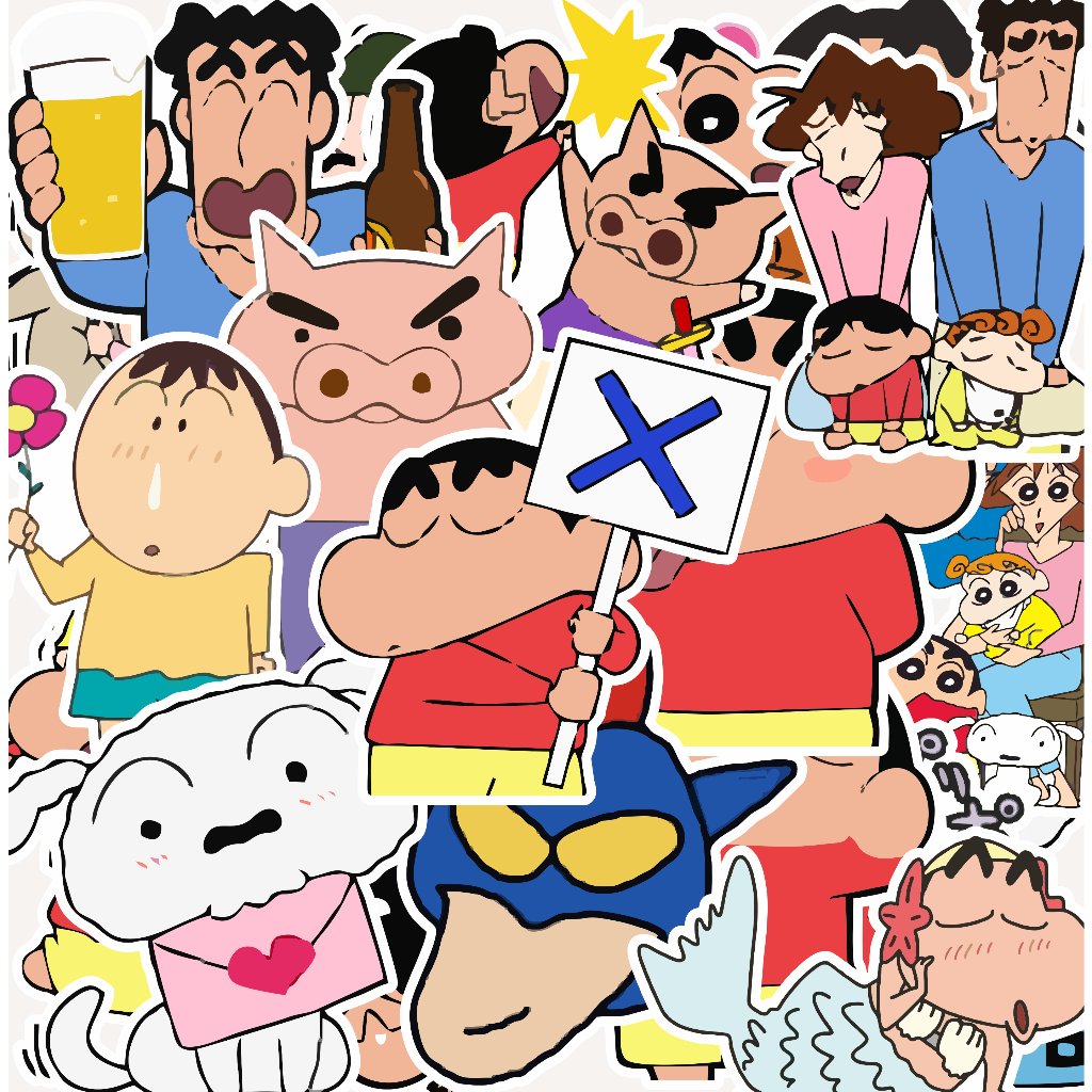 

( 20 pcs ) random stiker CRAYON SHINCAN-lucu/random stiker satuan/stiker kartun lucu/random/murah/stiker satuan/murah/anime/shincan/kartun lucu