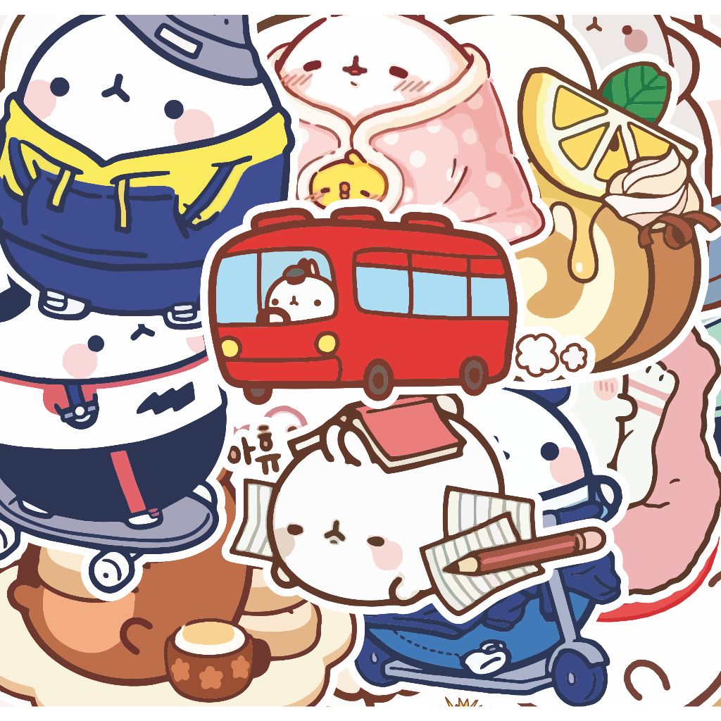 

(20 pcs) stiker Random/ cetak stiker murah MOLANG-cute/murah/watercolor stiker/random/stiker stiker lucu /kartun