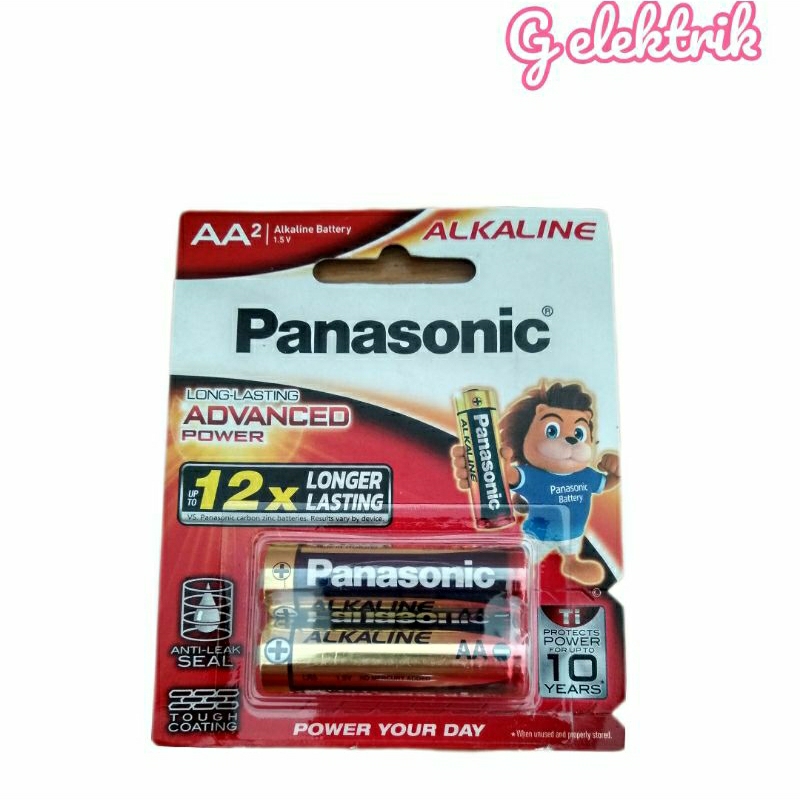 BATERAI ALKALINE AA PANASONIC
