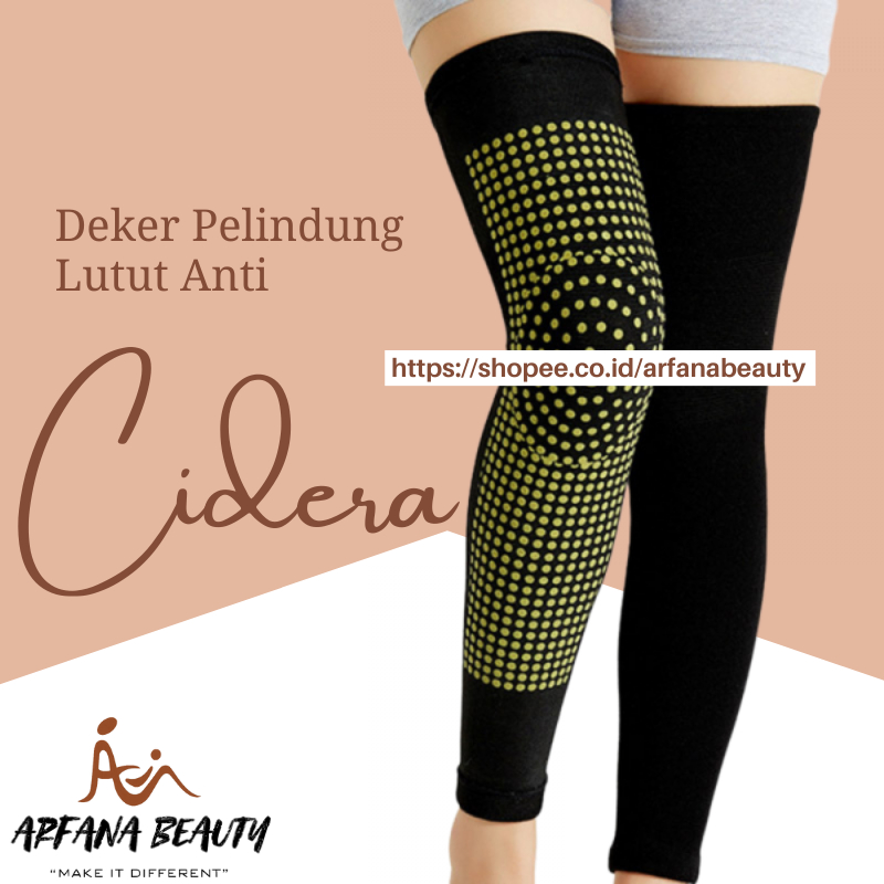 Dekker Terapi Lutut Decker Pelindung Lutut Paha kaki Betis KneePad Knee Support Magnet Terapi Pereda