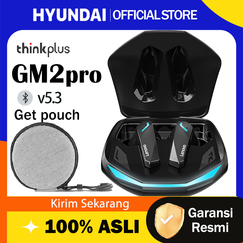 Hyundai X Thinkplus GM2 Pro Bluetooth Earphone Headphone Headset TWS Gaming