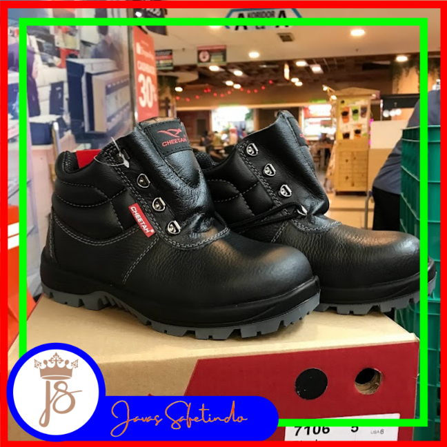 Safety Shoes Cheetah 7106H original - Sepatu Safety Cheetah 7106 - Sepatu Safety Proyek