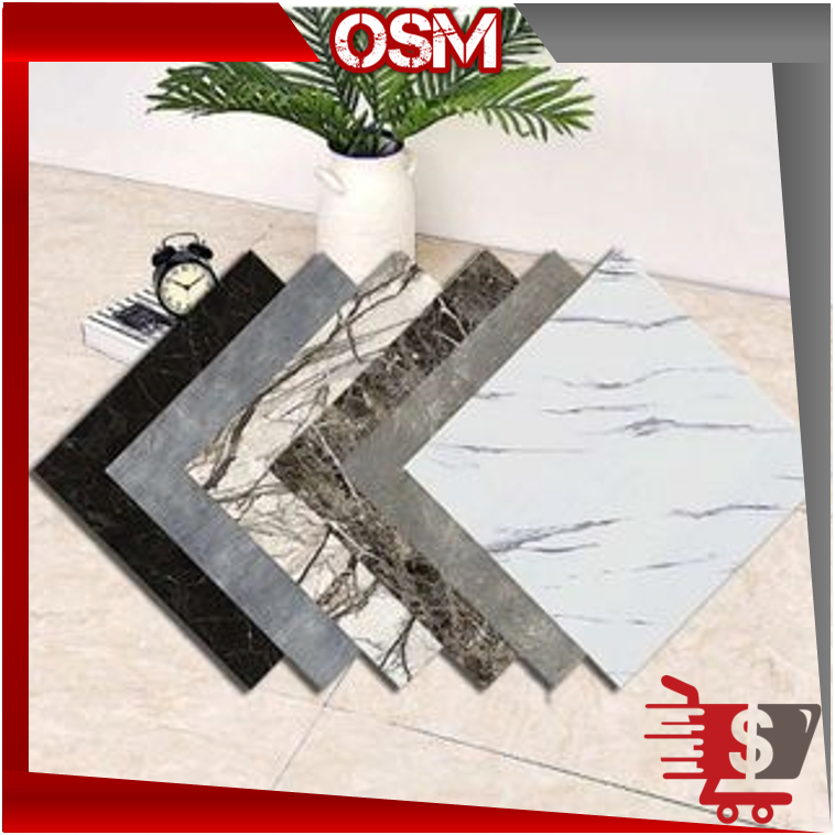 OSM - H5221 Vinyl Lantai Marbel (30 x 30 cm) &amp; (30 x 60 cm) / Vinil Sticker Lantai Marbel Granit / Stiker Lemari Marbel