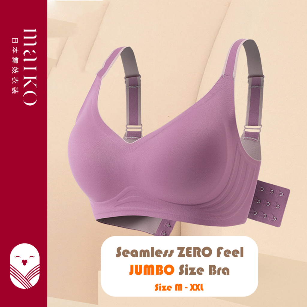 [ MAIKO JAPAN ] Nachi Bra BH JUMBO SIZE Push Up Tanpa Kawat Wanita Bikini Sport Beha Lingerie Korea 