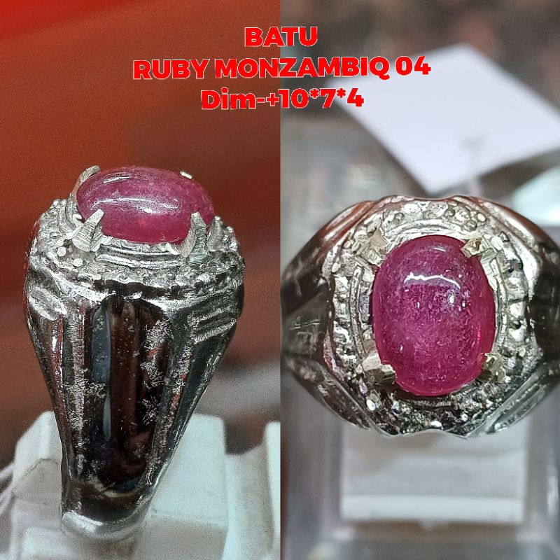 BATU PERMATA RUBY DAGING ASLI 046