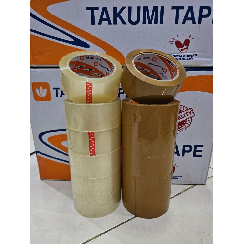 

Lakban 2Inch 45Mm X 100Yard 45Mc Lakban Bening Coklat 1Dus 72Rol 2 Inch 45 Mm X 100 Yard (Harga Dus)