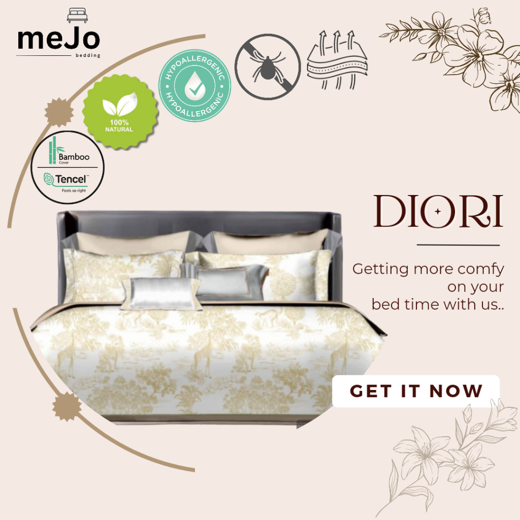 ME&JOBEDDING Duvet Cover Set Bamboo Silk DIORI King Sixe 180x200 Soft Premiumm T40