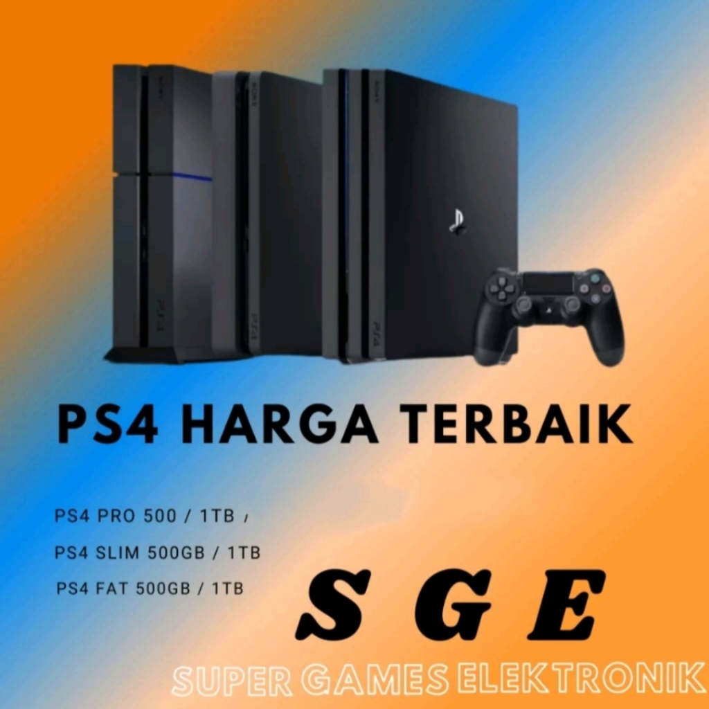 PS4 PRO/SLIM/FAT 500GB / 1TB ORIGINAL ONLINE OFFLINE GAME PERMANEN 500 GAME TERBARU HARGA PROMO 