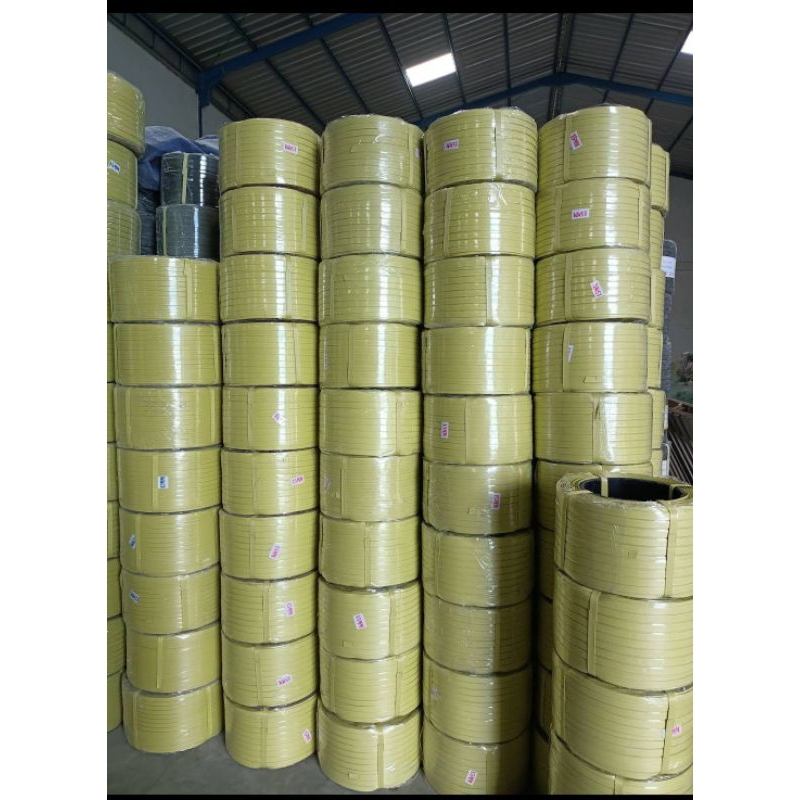 

strapping band kuning 9mm x 7 kg SEMIAUTOMATIC