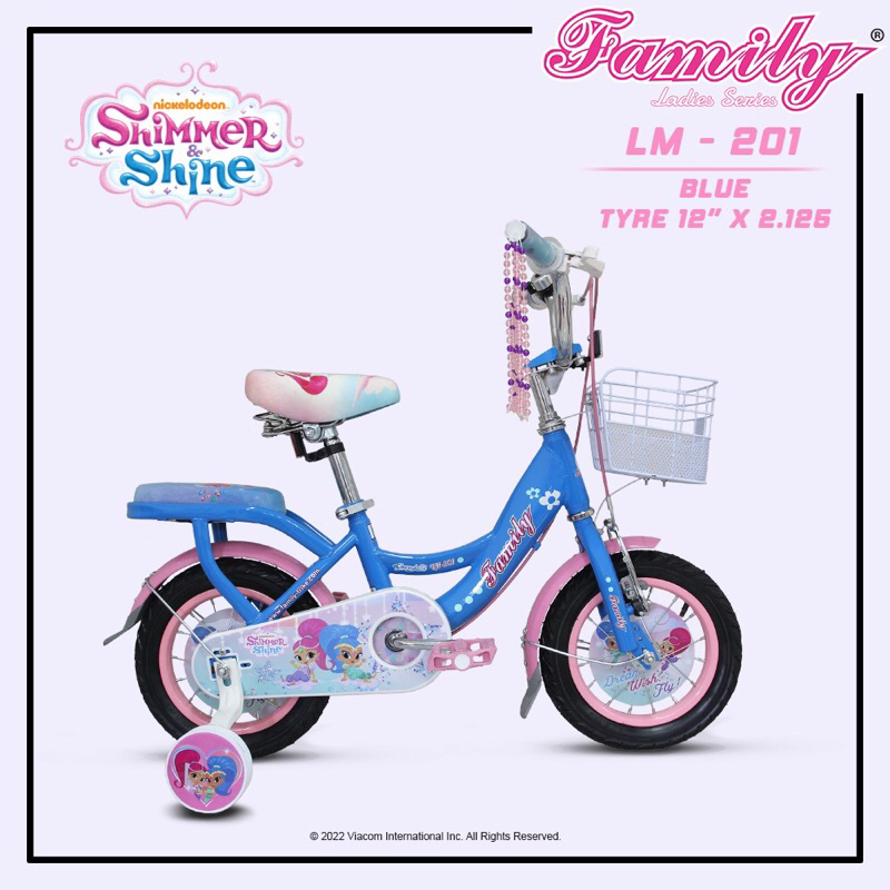 Sepeda Anak Family 12 inch Shimmer Shine