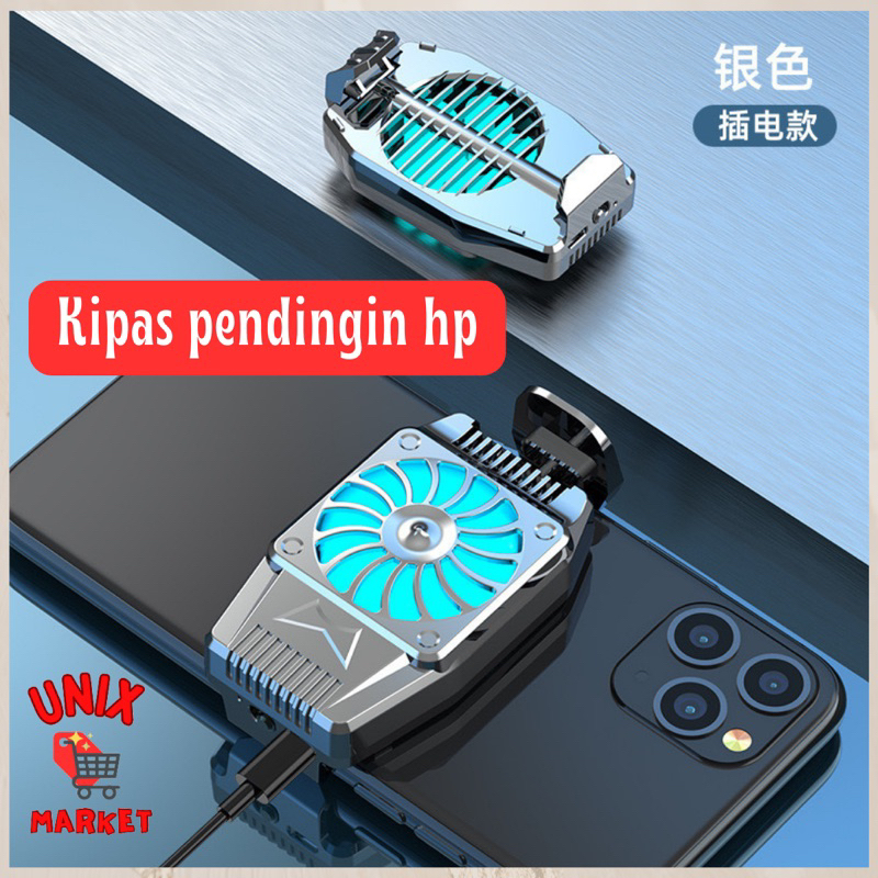 Kipas Pendingin Hp H15 Smartphone Cooling Fan Gaming Handphone Universal Usb Penyejuk hape Gamer