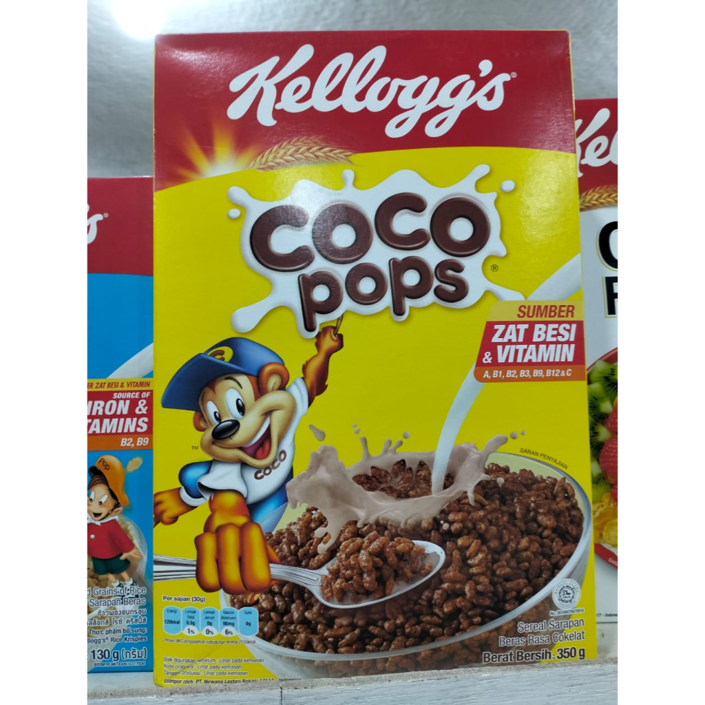 

kelloggs coco pops 350g impor thailand