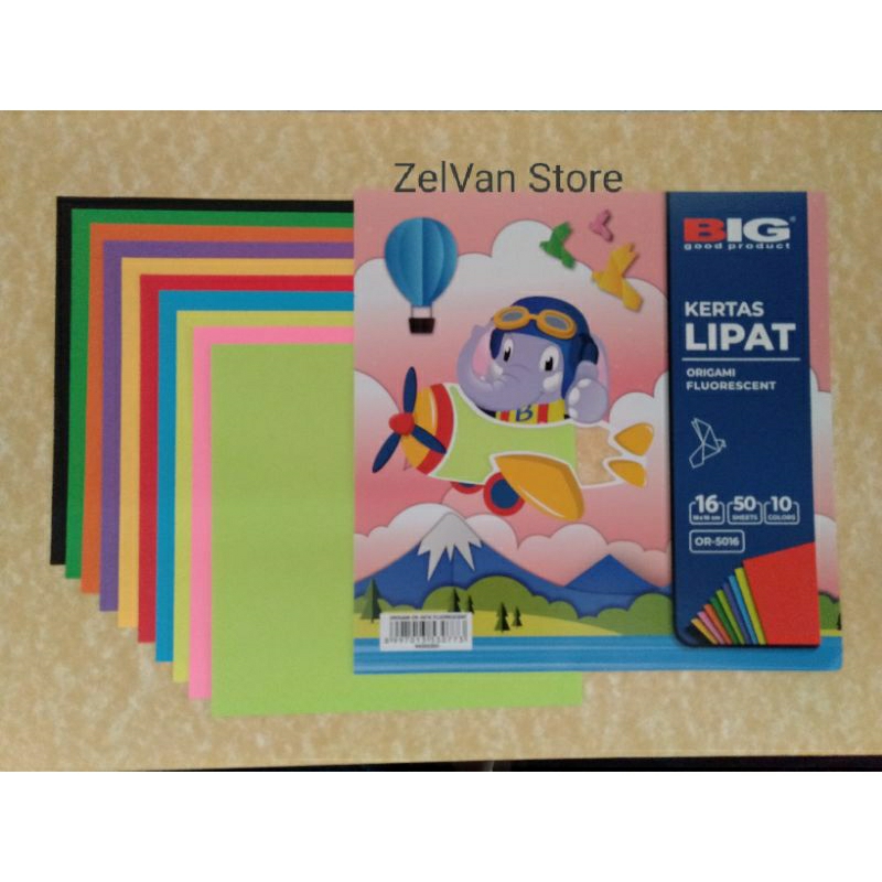 

ORIGAMI 16x16 cm BIG 10 warna