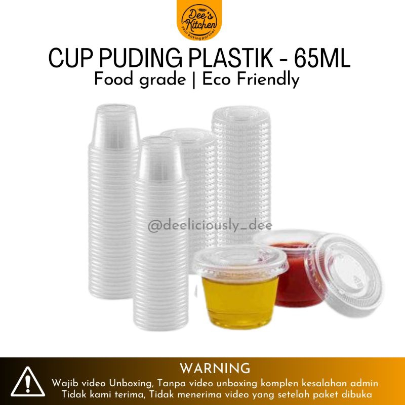 Cup Puding/Cup Agar Plastik 65ml