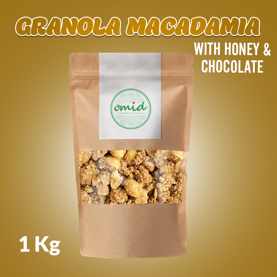 

Granola Macadamia Honey & Chocolate – No Sugar 1kg