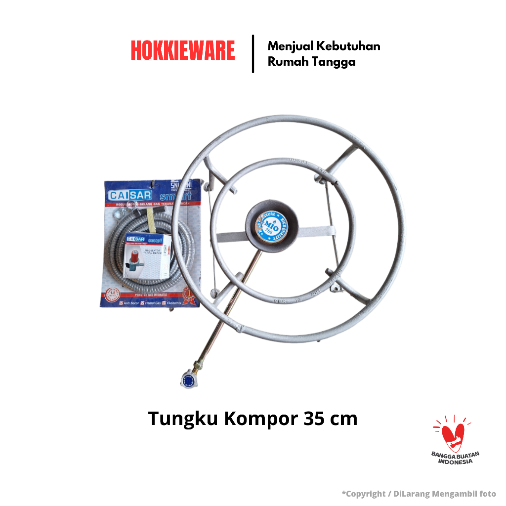 Tungku Kompor Rangka Besi 35 cm