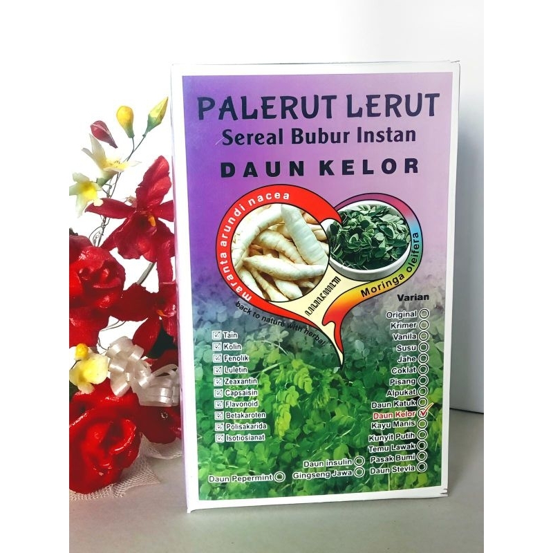 

PALERUT LERUT seral bubur instan ( daun kelor )