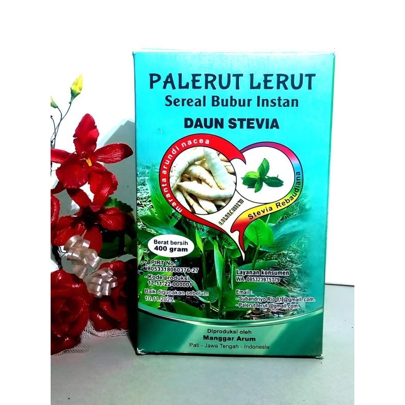 

PALERUT LERUT sereal bubur instan ( daun stevia )