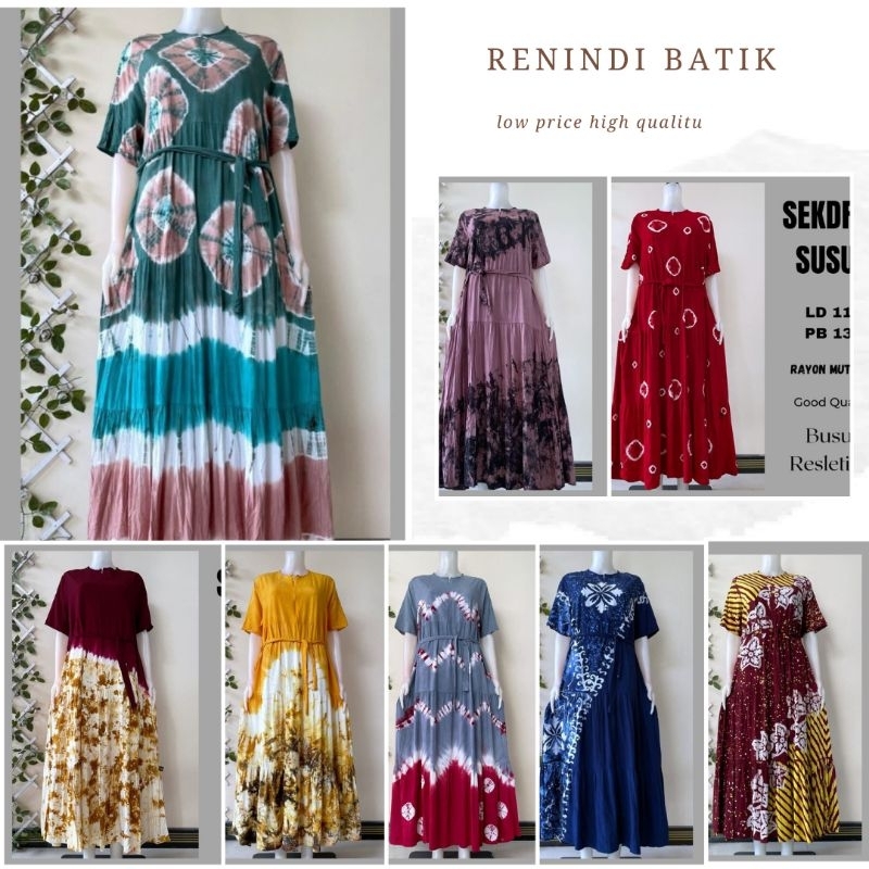 SEKDRESS SUSUN // SEKDRESS SUSUN RAYON // DASTER PREMIUM