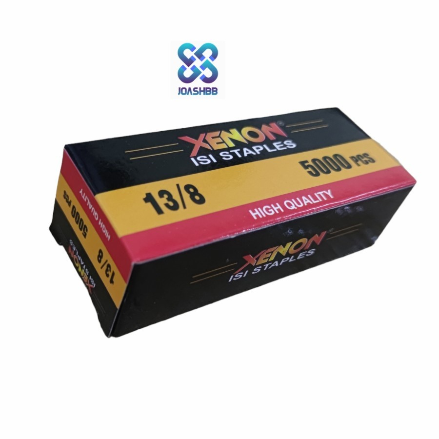 

Isi Staples Manual Xenon Uk. 13/8 mm (8mm) isi 5000bh / Staples Tembak Guntacker