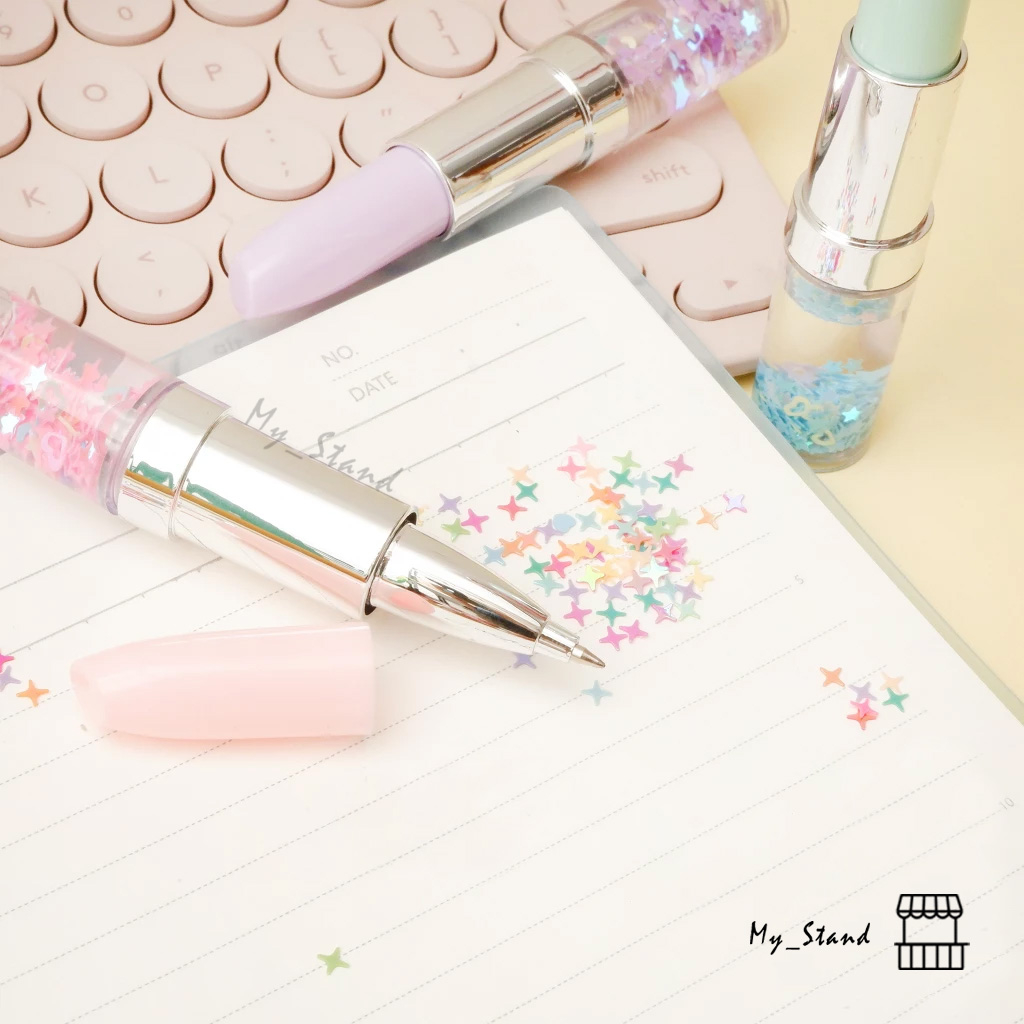 

Pena Gel Pendek Lipstick Glitter Air Pulpen Bolpoint Pen Pulpen Tinta Pen Bolpen Gincu Pastel Manik Lipmatte Lip Balm Pena Souvenir Kecantikan