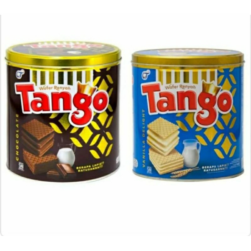 

Tango Wafer chocolate 290gr kaleng