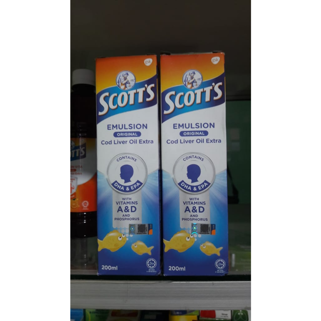 Scott's emulsion original Malaysia 200ml / 400ml