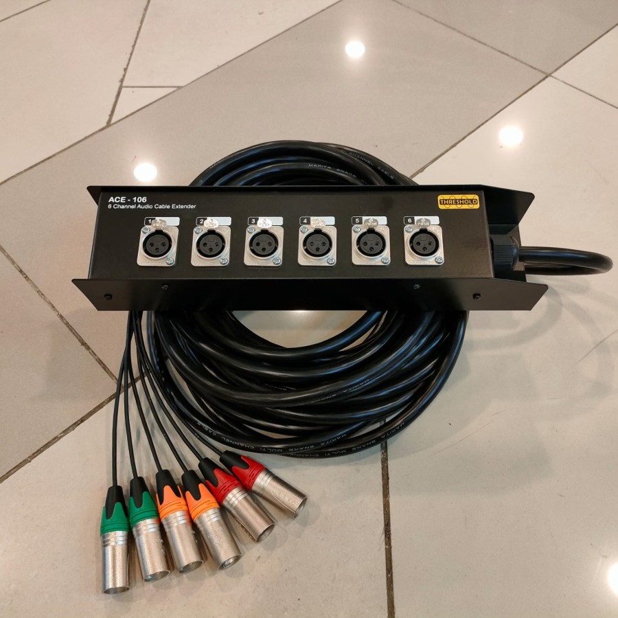 Kabel snake isi 6 / snake cable 6ch plus box - 30 meter