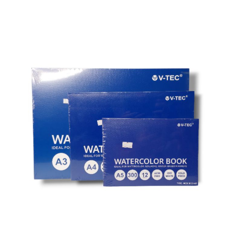 

V-TEC WATERCOLOR BOOK WCB-3012