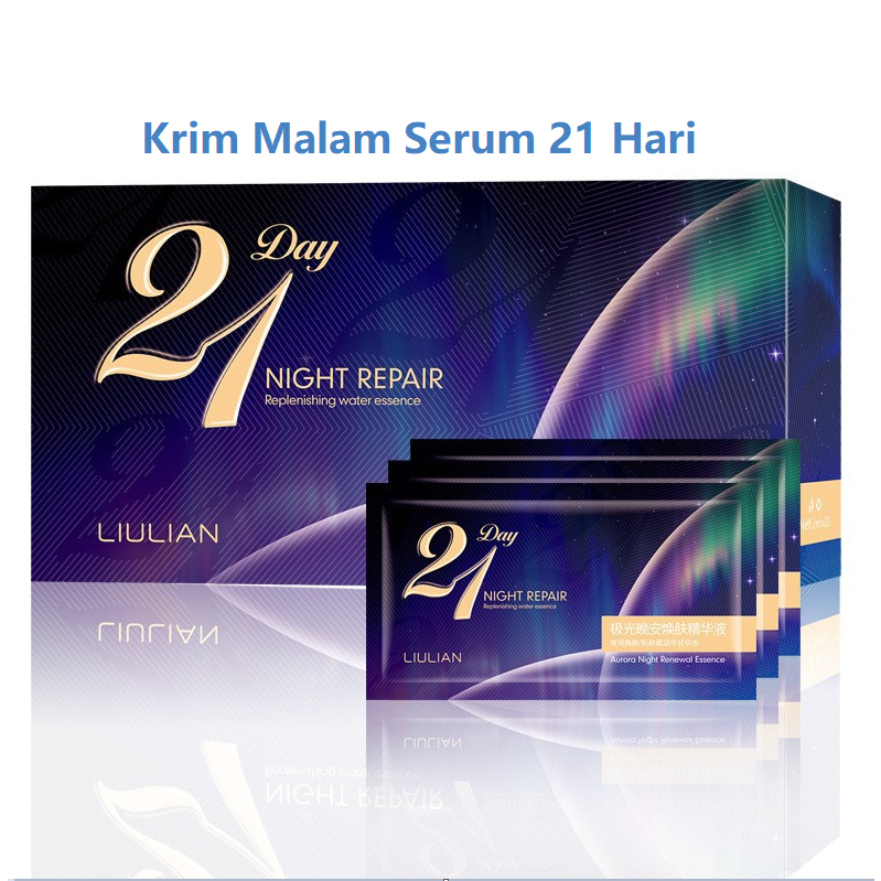 【READY STOCK】Original Serum Esensi Wajah 21 Hari – Peremajaan Kulit, Pencerahan Alami & Pelembap Tan