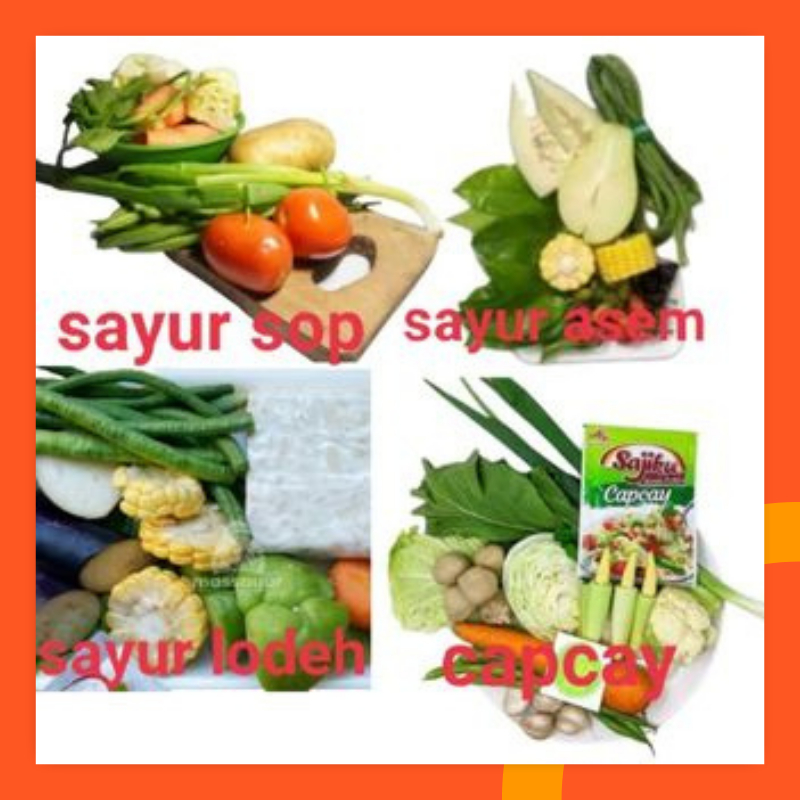 

Sayur Asem Sayur Lodeh Sayur Sop Sayur Capcay Instant