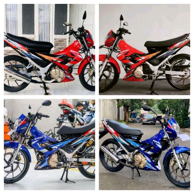 STRIPING SUZUKI SATRIA FU CBU TAHUN 2004 2005