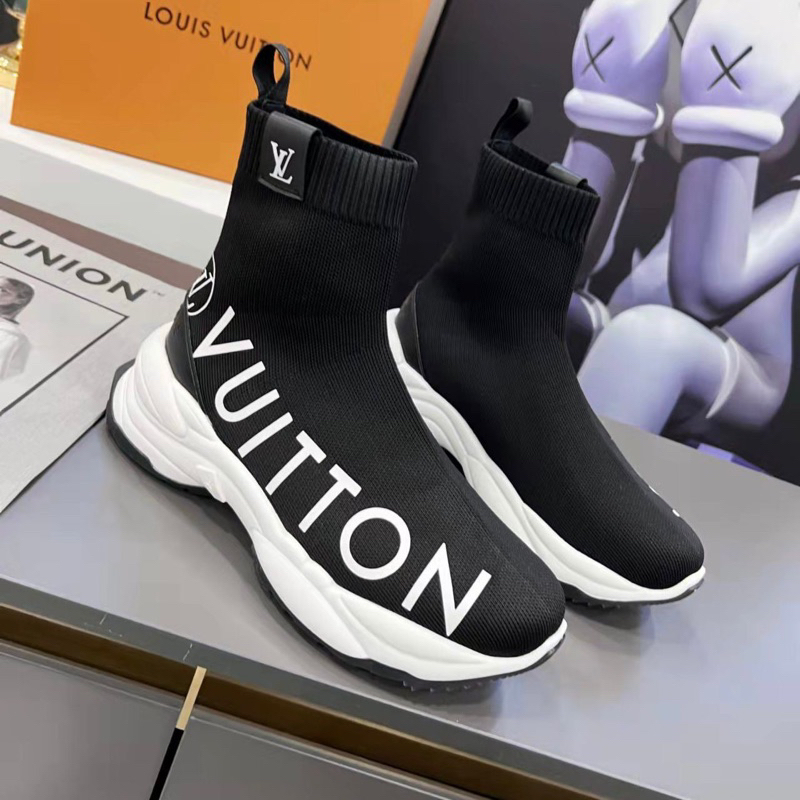 LV Run 55 Sneaker Boot In Black Original (NEW)