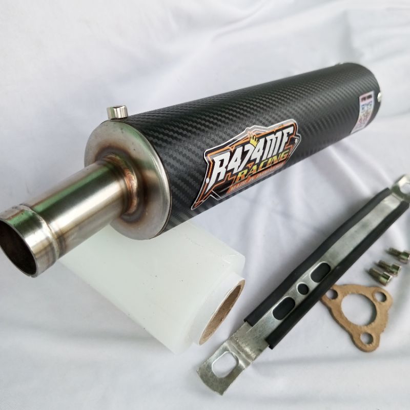 silincer knalpot ninja R RR carbon original R474mf racing