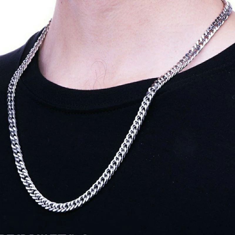 PROMO KALUNG PRIA BAJA TITANIUM ASLI-UKURAN BESAR