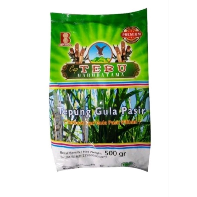 

Tepung Gula/Gula Halus/Gula Bubuk Cap Tebu 500gr