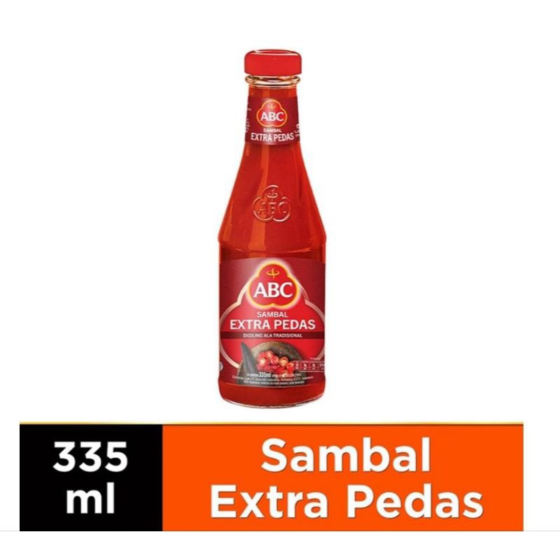 

Abc sambal extra pedas 335ml