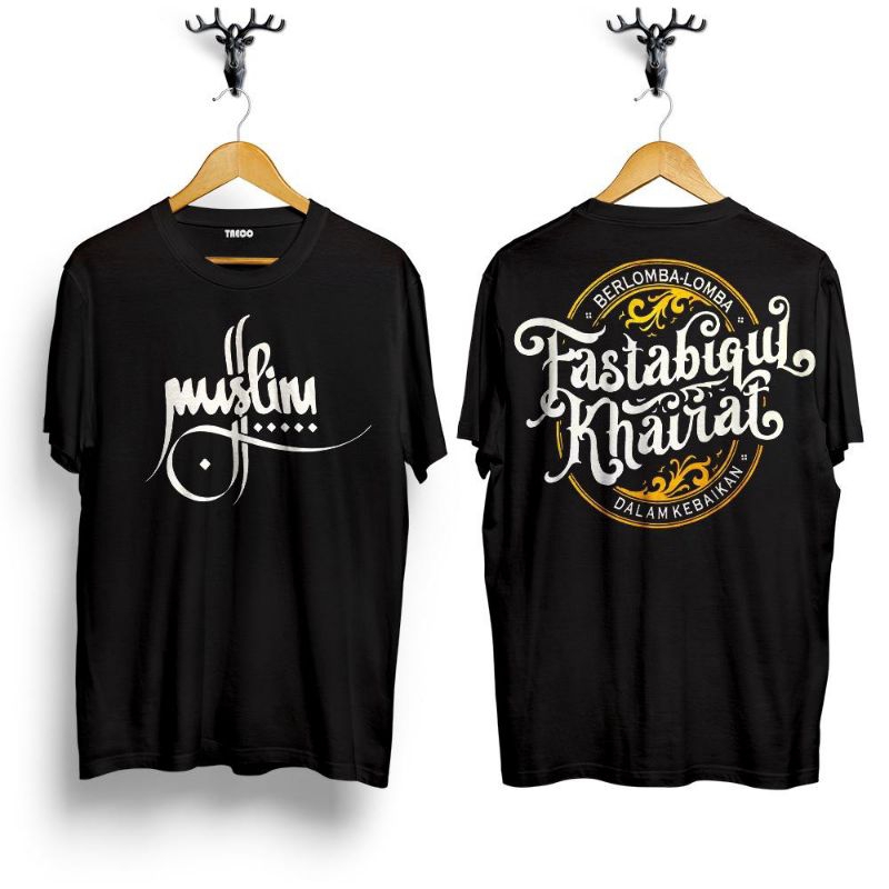 KAOS DISTRO MUSLIM PRIA KEREN/KAOS PRIA/KAOS DAKWAH/KAOS ISLAMI