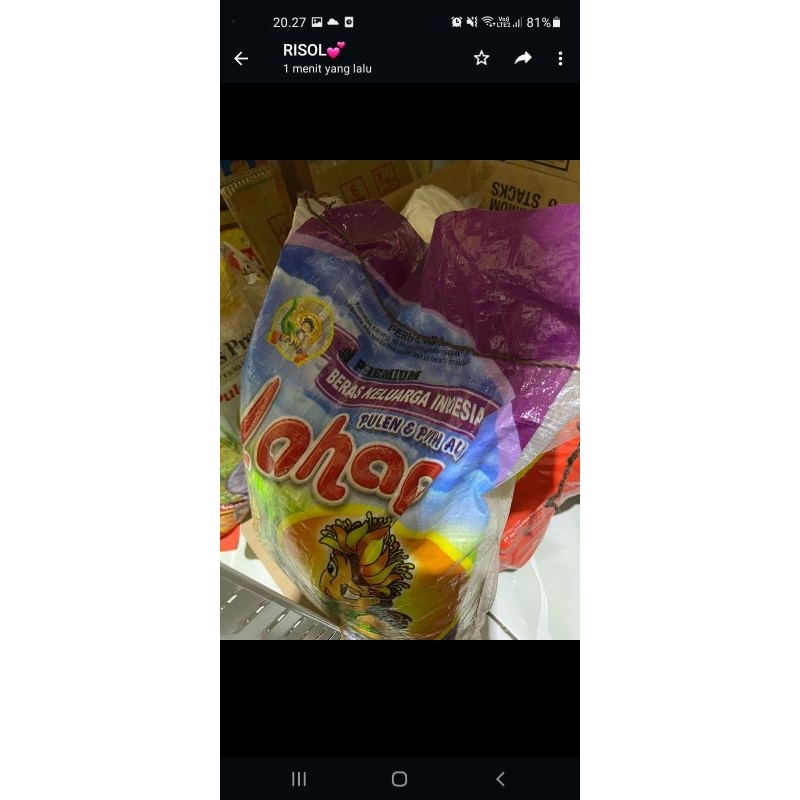 

Beras lahap 5 kg